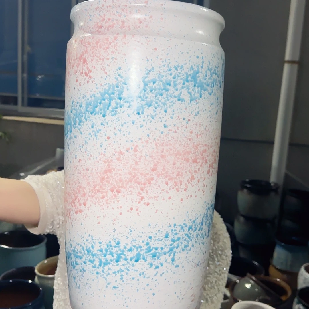 紫砂花盆高43口22