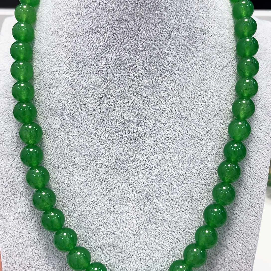 翡翠未镶嵌颈饰项链70