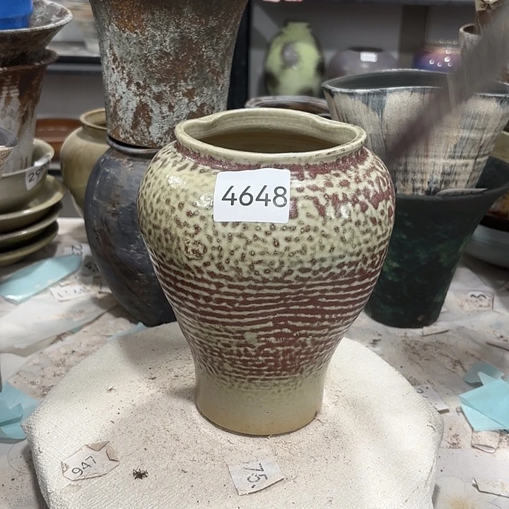 摆件高20，口10，瑕疵处理无孔4648