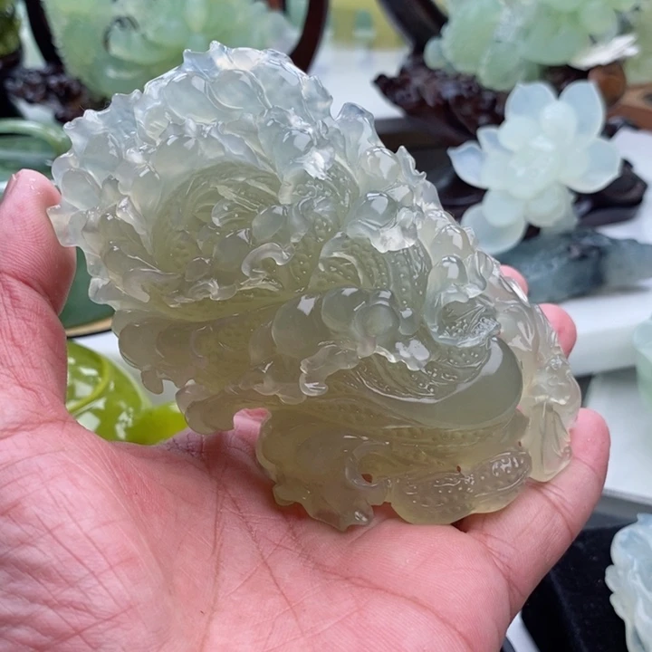 岫玉四大名玉摆件未镶嵌