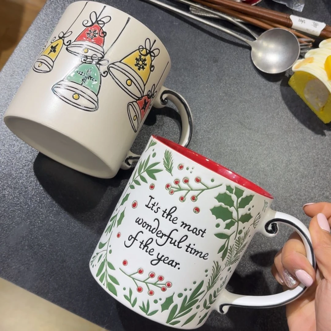 瓷大杯子两个大杯子两个