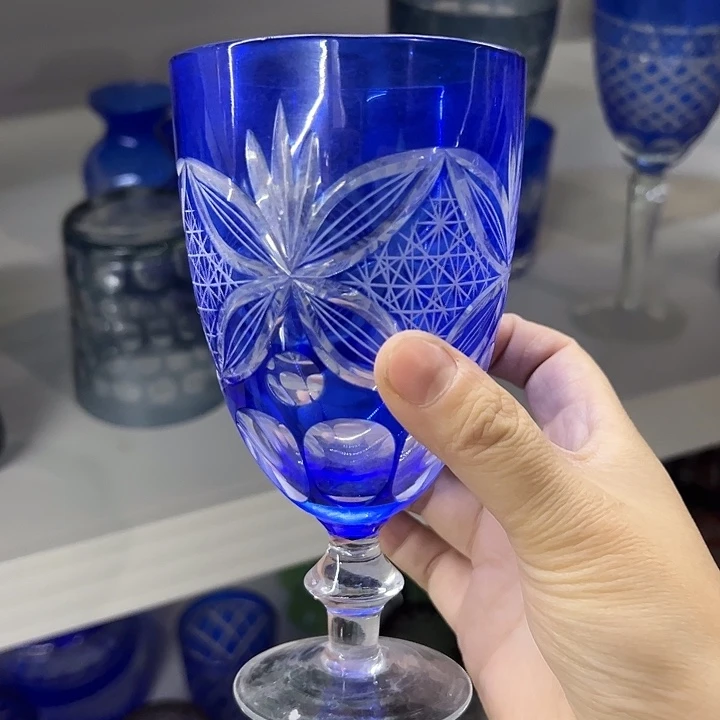 手柄款水晶玻璃微瑕一个