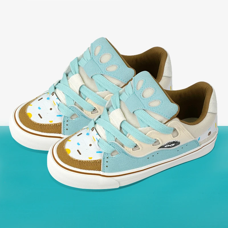 REVENFE X SPOTM FLAME OS复仇风暴联名板鞋百搭滑板鞋学院情侣鞋