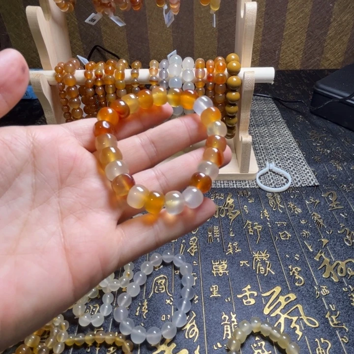 玛瑙/玉髓合金颈饰008.,.20