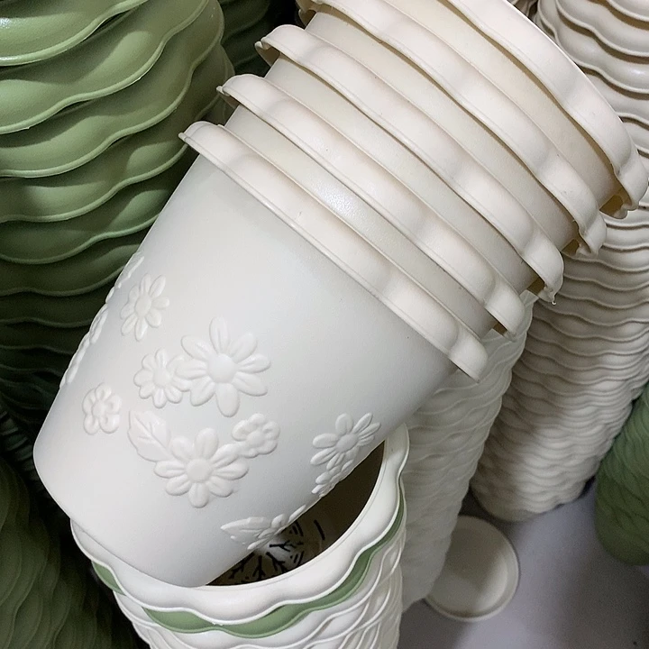 浮雕口18高17米白5个无托