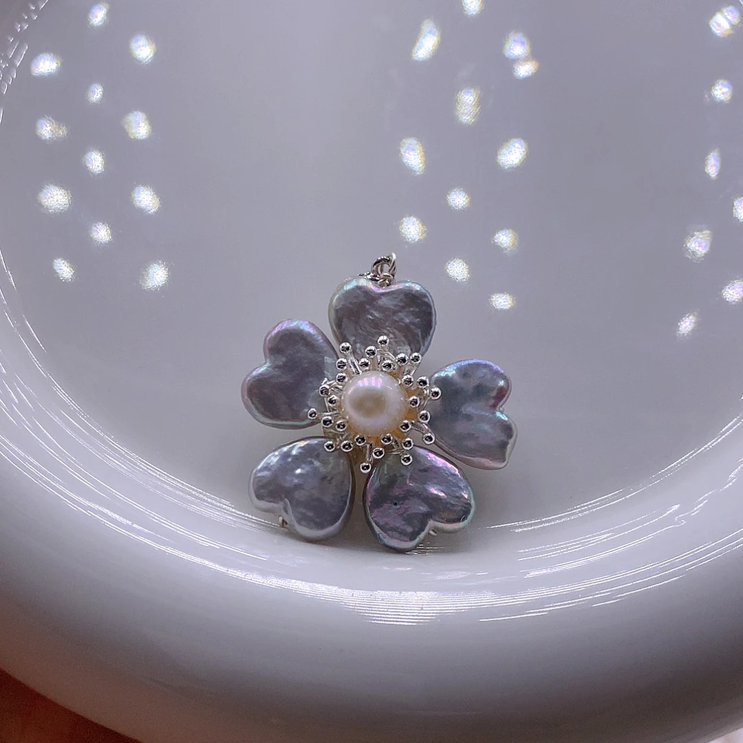 耳饰淡水珍珠未镶嵌吊坠