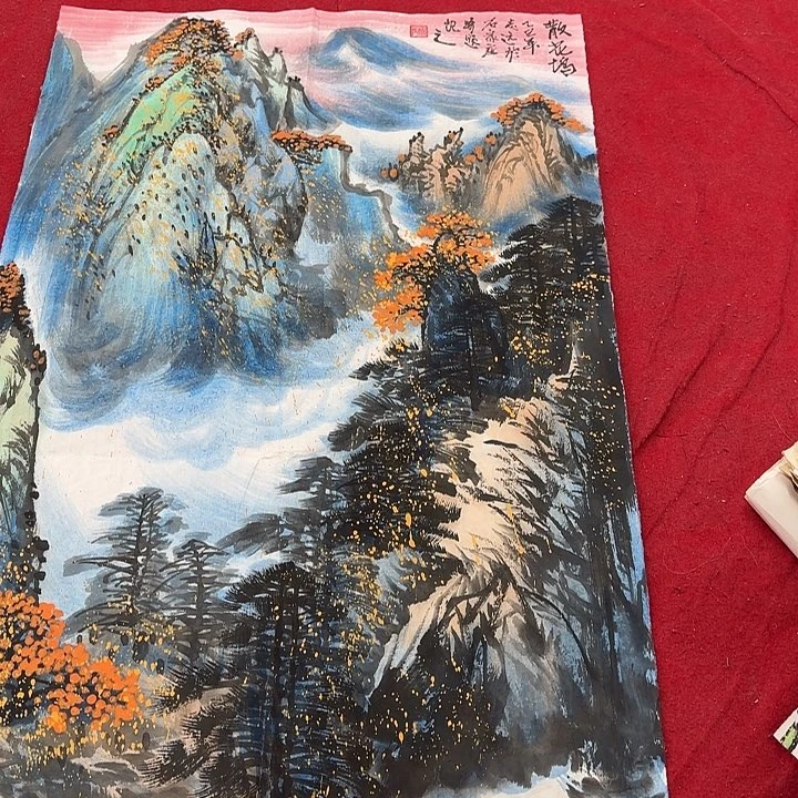 国画花鸟的翅膀和翅膀是