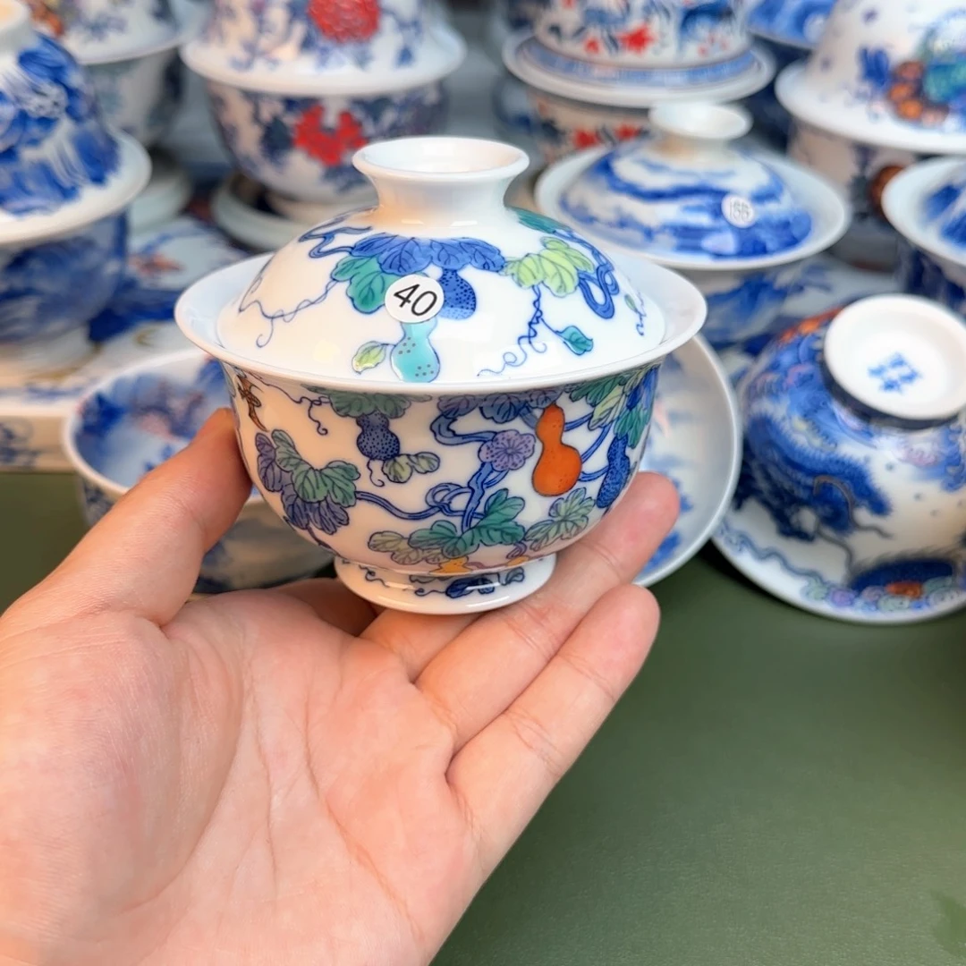 彦祖纯手工手绘茶具40
