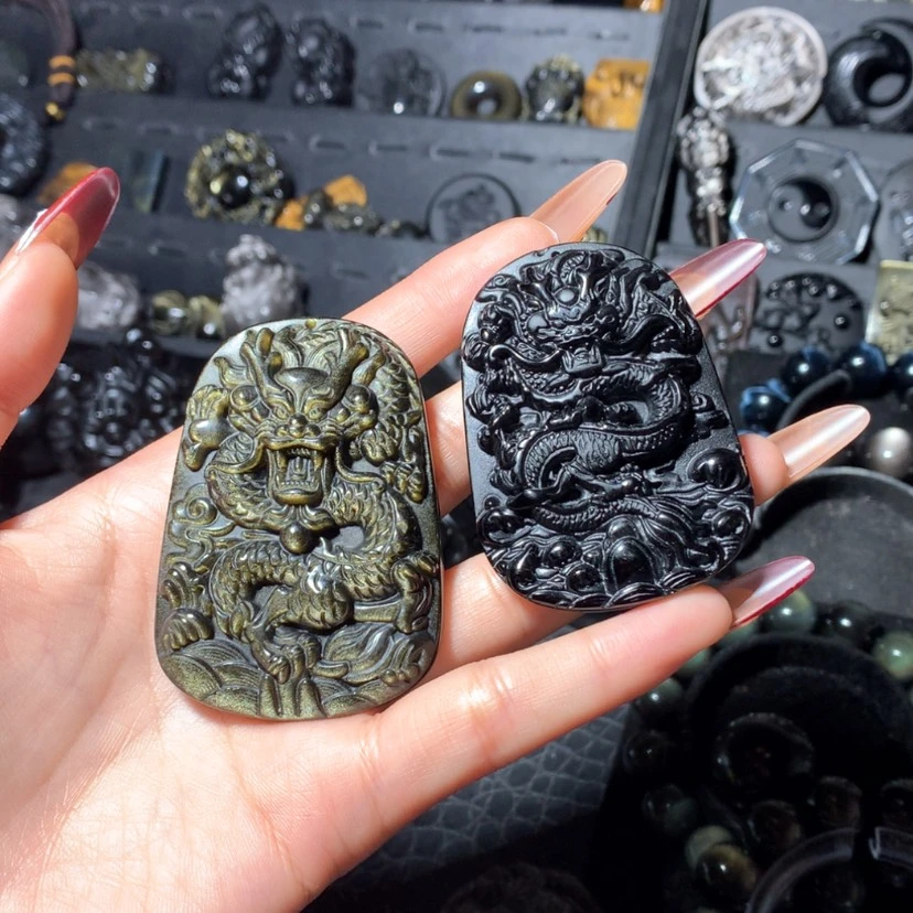 【闪购商品】黑曜岩珠宝奇石未镶嵌闫*叨