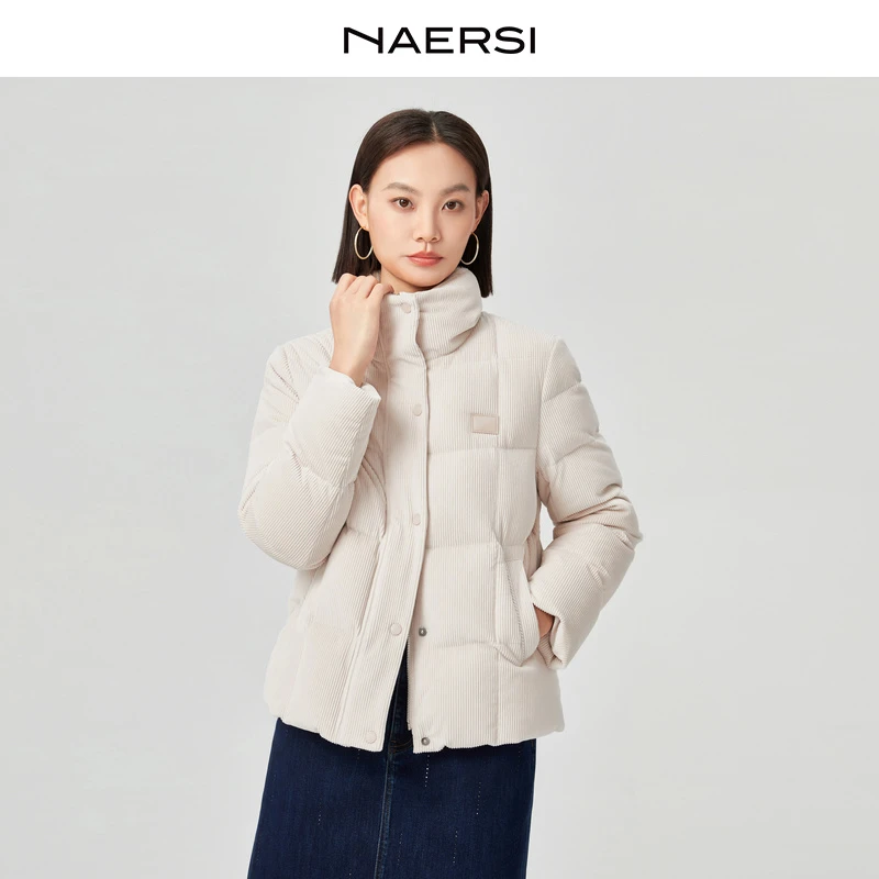 【CC专属】暖感醋酸坑条时尚休闲女式冬季新款NR00796E1