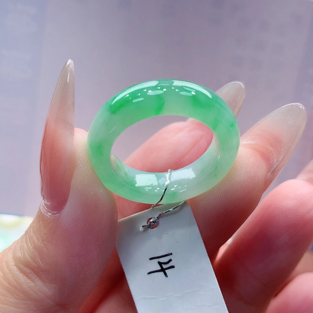 ****森翡翠未镶嵌戒指缅甸A货