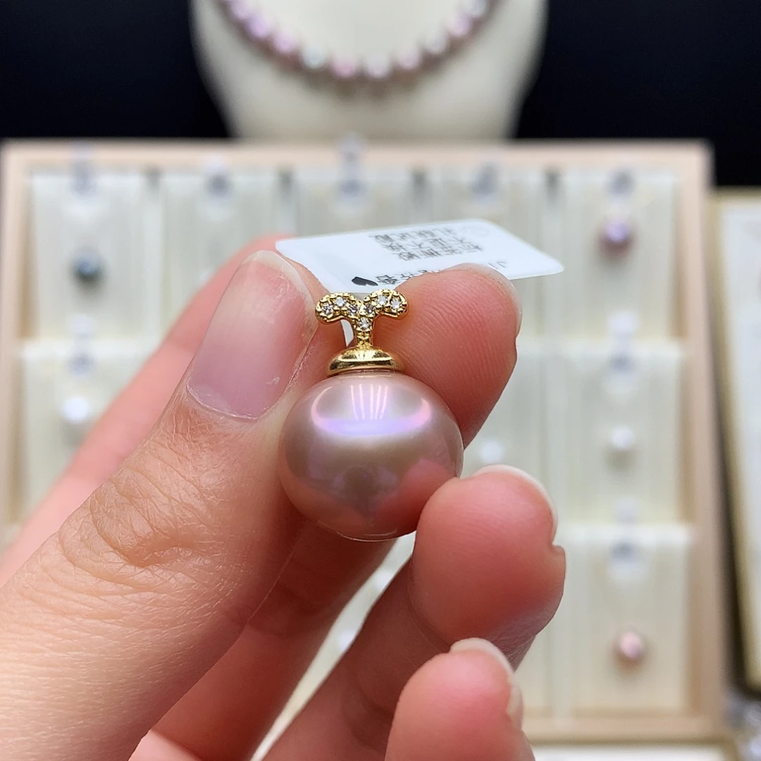 颈饰合金淡水珍珠