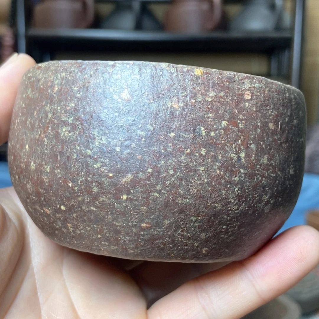 茶杯紫砂八目粗砂手工料全手工主人杯150毫升