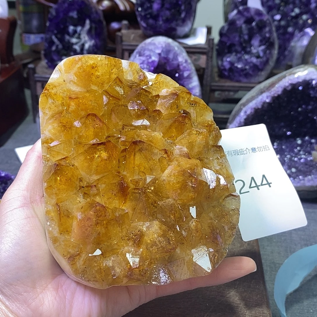 紫晶未镶嵌珠宝半成品