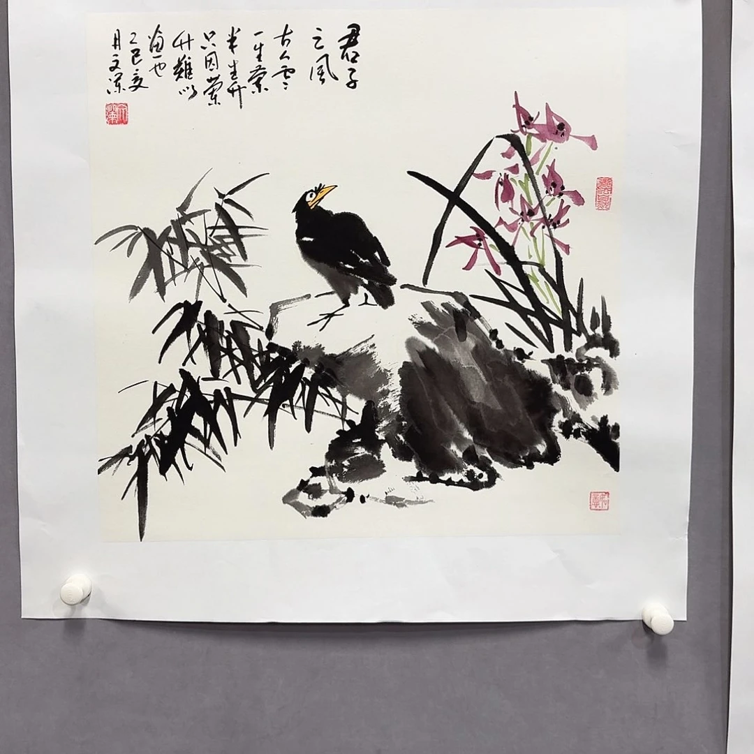 国画亲笔手绘放心去藏