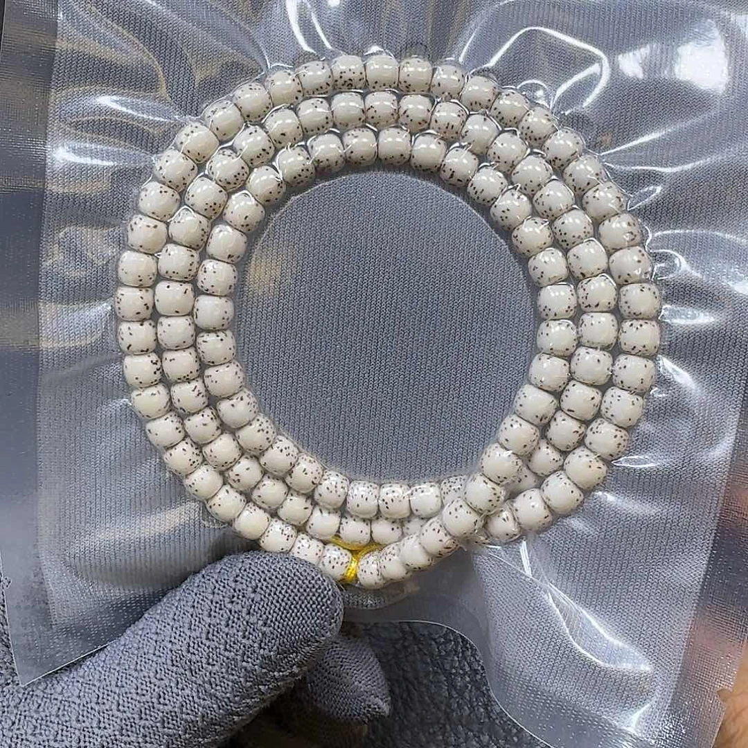 星月菩提手串7*6原生态大留白手串