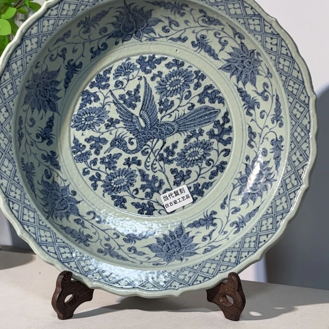 见***齐摆件当代复刻工艺品瓷器摆件青花瓶888