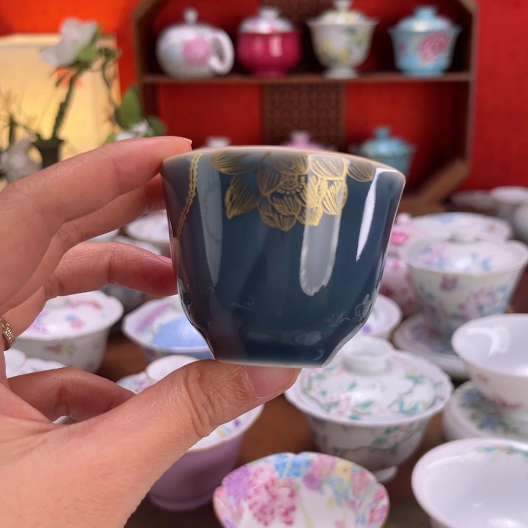 景德镇纯手绘陶瓷茶具