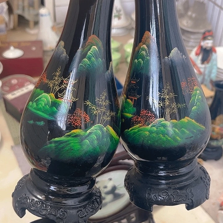 摆件，烧制问题都是正常的92一个有瑕疵