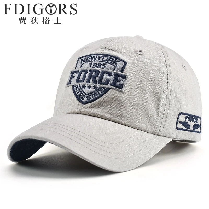 FDIGORS大头围帽子男款秋冬高级感字母刺绣鸭舌帽加大版棒球帽