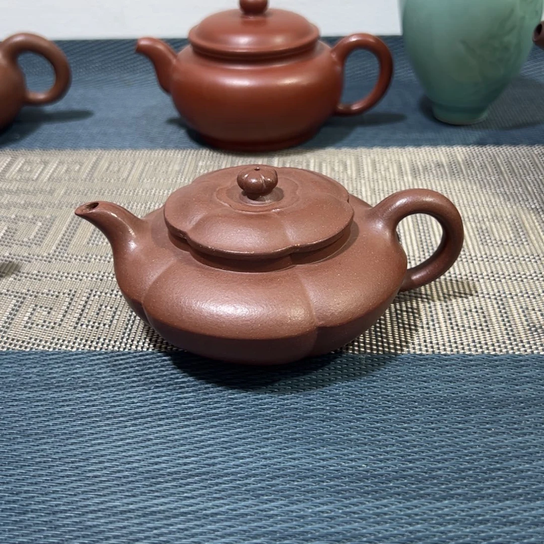 紫砂茶壶健健康康平平安安
