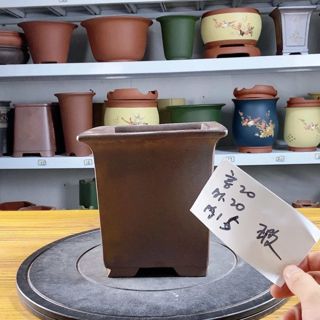 紫砂花盆紫砂兰花盆8