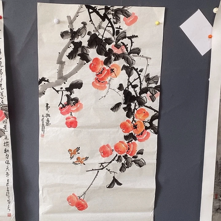 国画李勇锋68.138手绘画芯