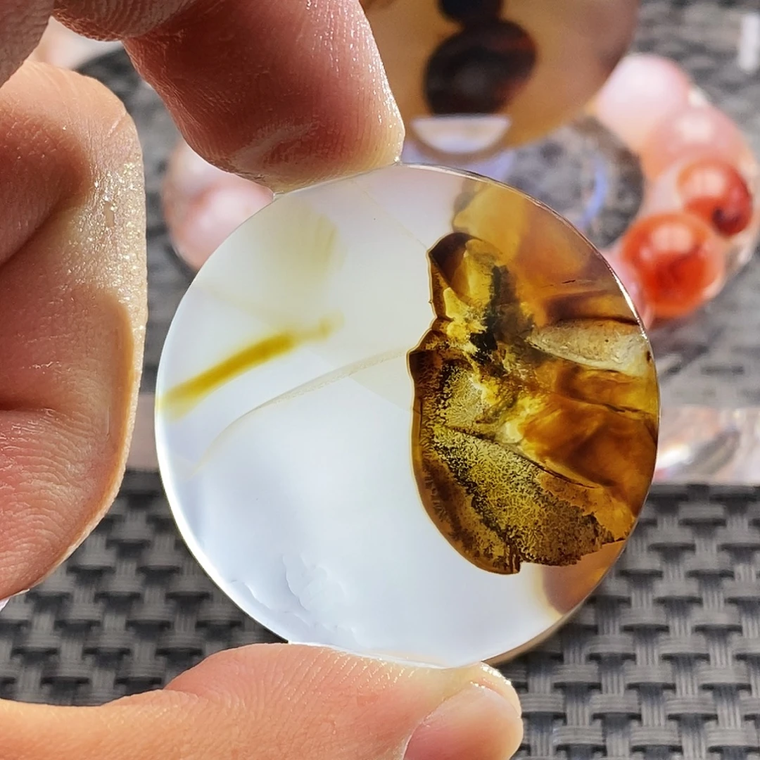 玛瑙/玉髓未镶嵌吊坠(不含链)102