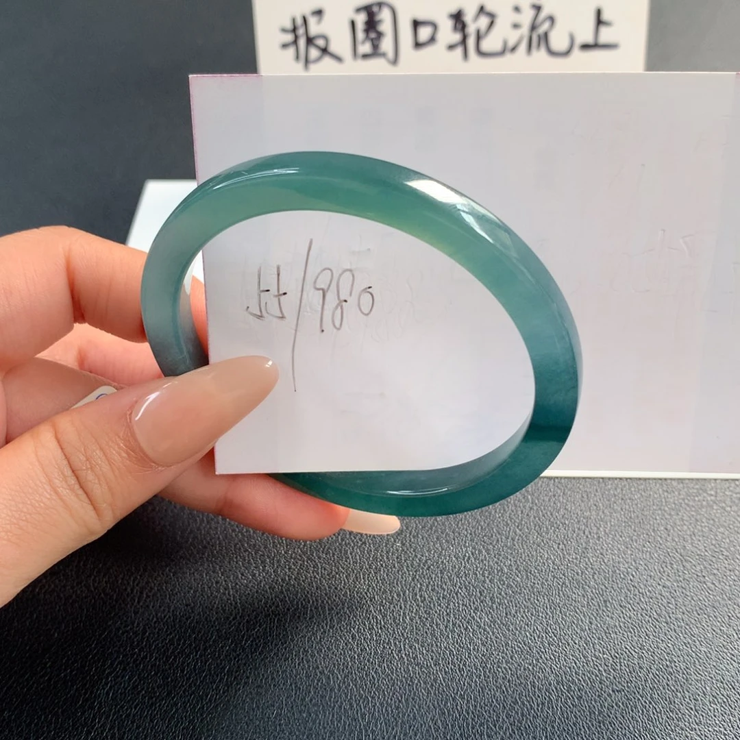 翡翠未镶嵌手镯天然翡翠