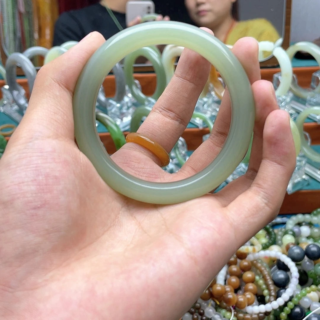 手链未镶嵌和田玉康**茶