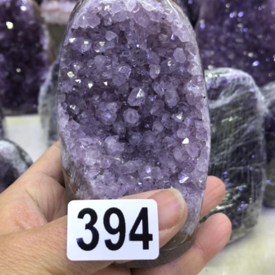 紫晶天然水晶摆件未镶嵌