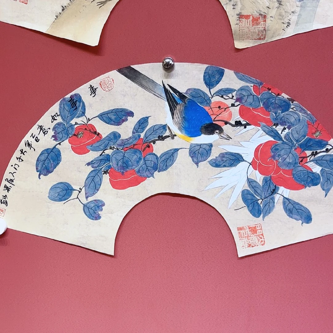 国画侯果山老师亲笔手绘作品朵