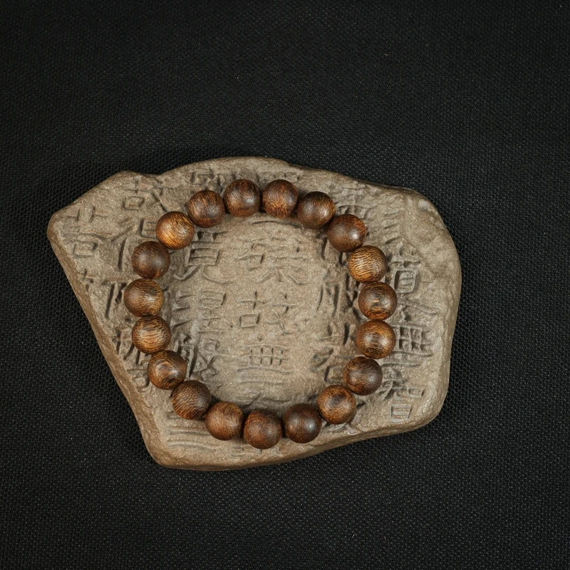 红金猊海南奇楠沉香手串1.1圆珠单串12g+文玩好物025061