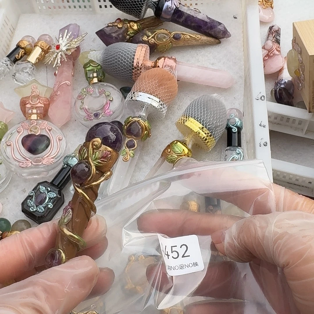 k***a紫晶未镶嵌颈饰452