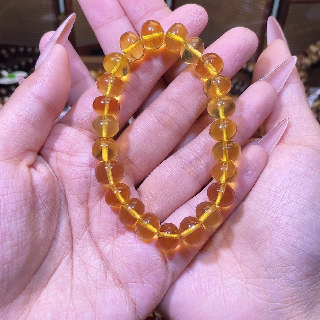 琥珀未镶嵌裸石抚顺琥珀10+净水金珀