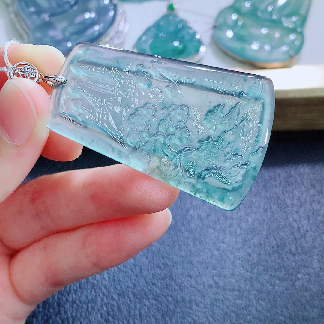 颈饰未镶嵌翡翠翡翠