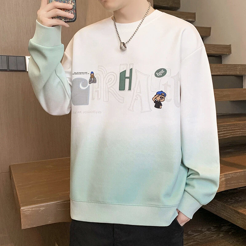 青少年卫衣男士潮流初高中学生长袖T恤男装上衣服时尚百搭打底衫