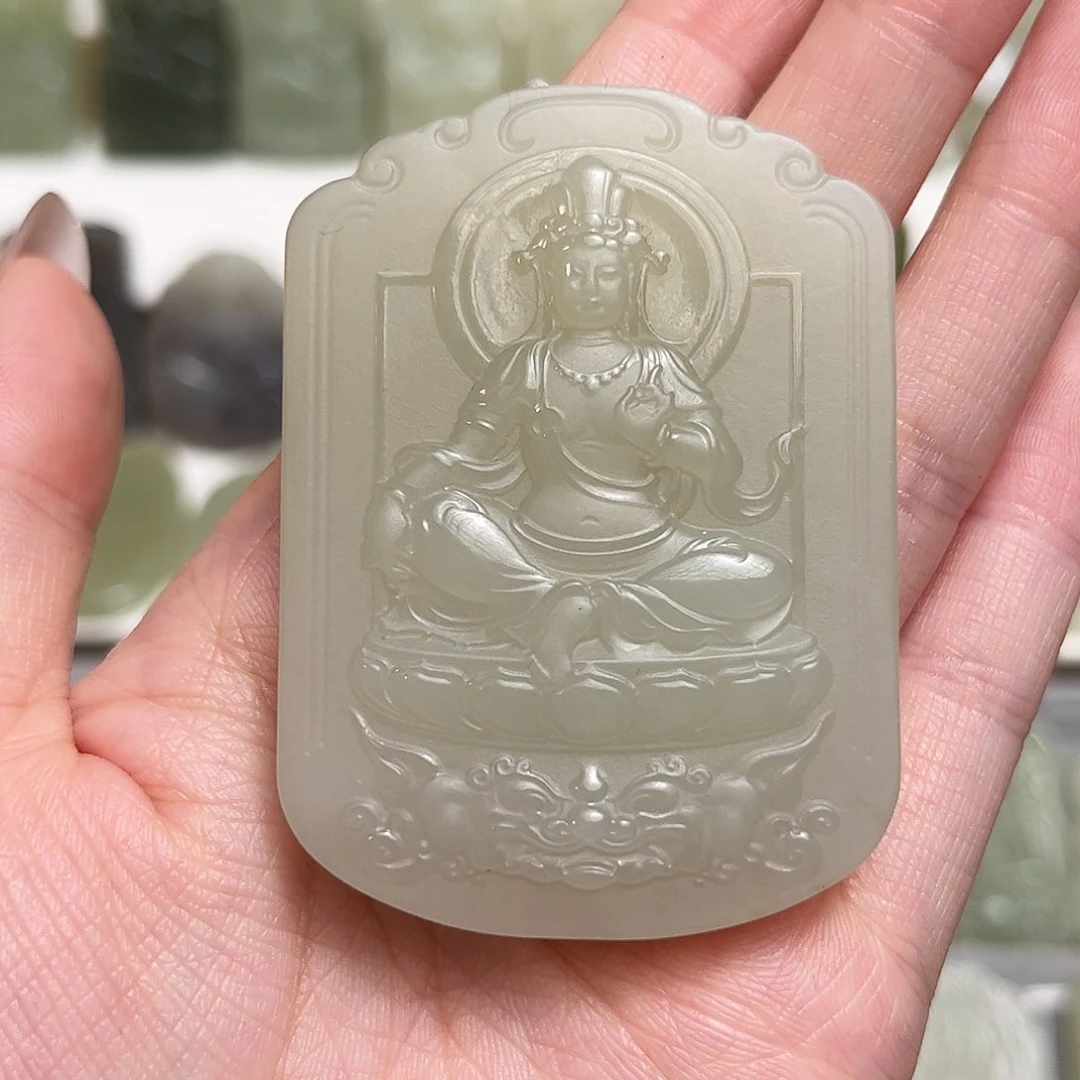 和田玉颈饰未镶嵌