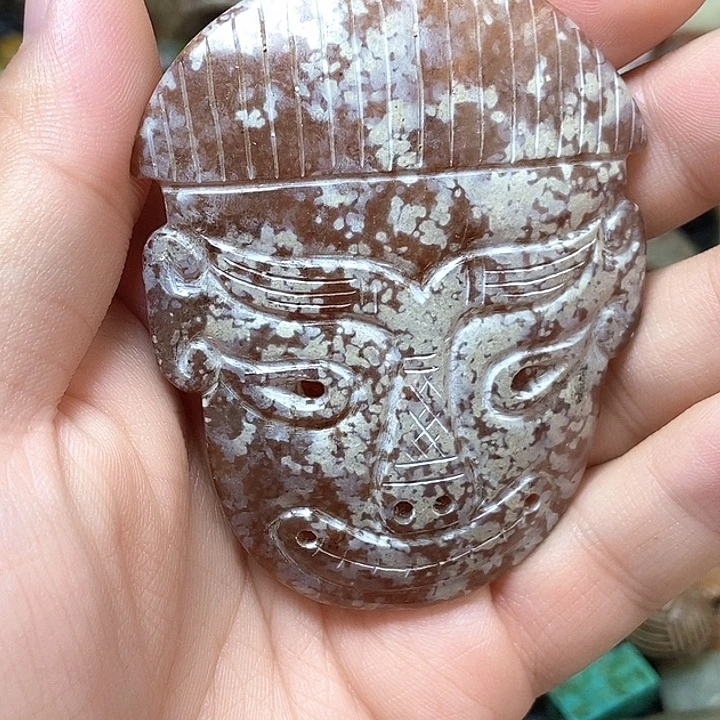 和田玉未镶嵌颈饰159