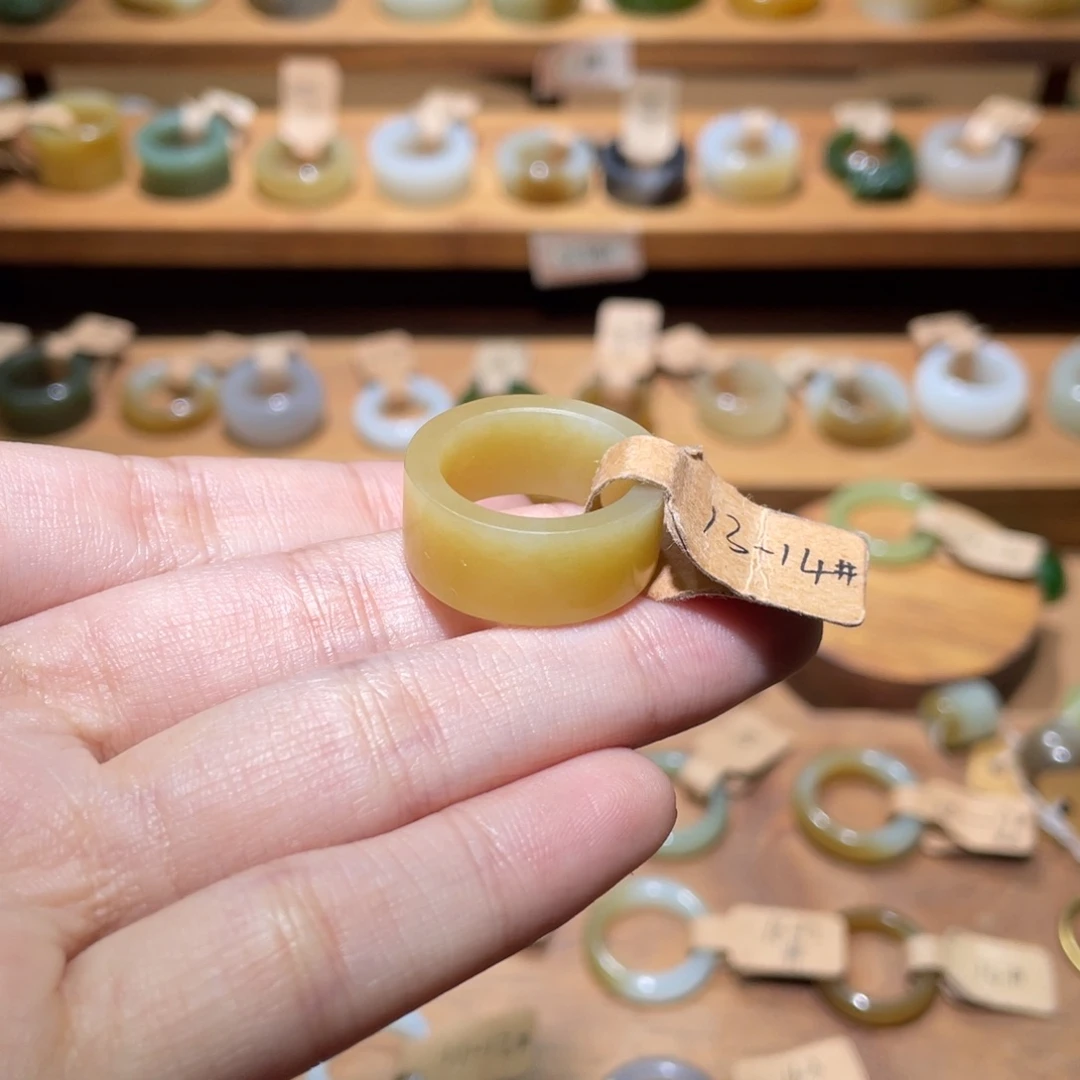 和田玉戒指未镶嵌十**南16.6