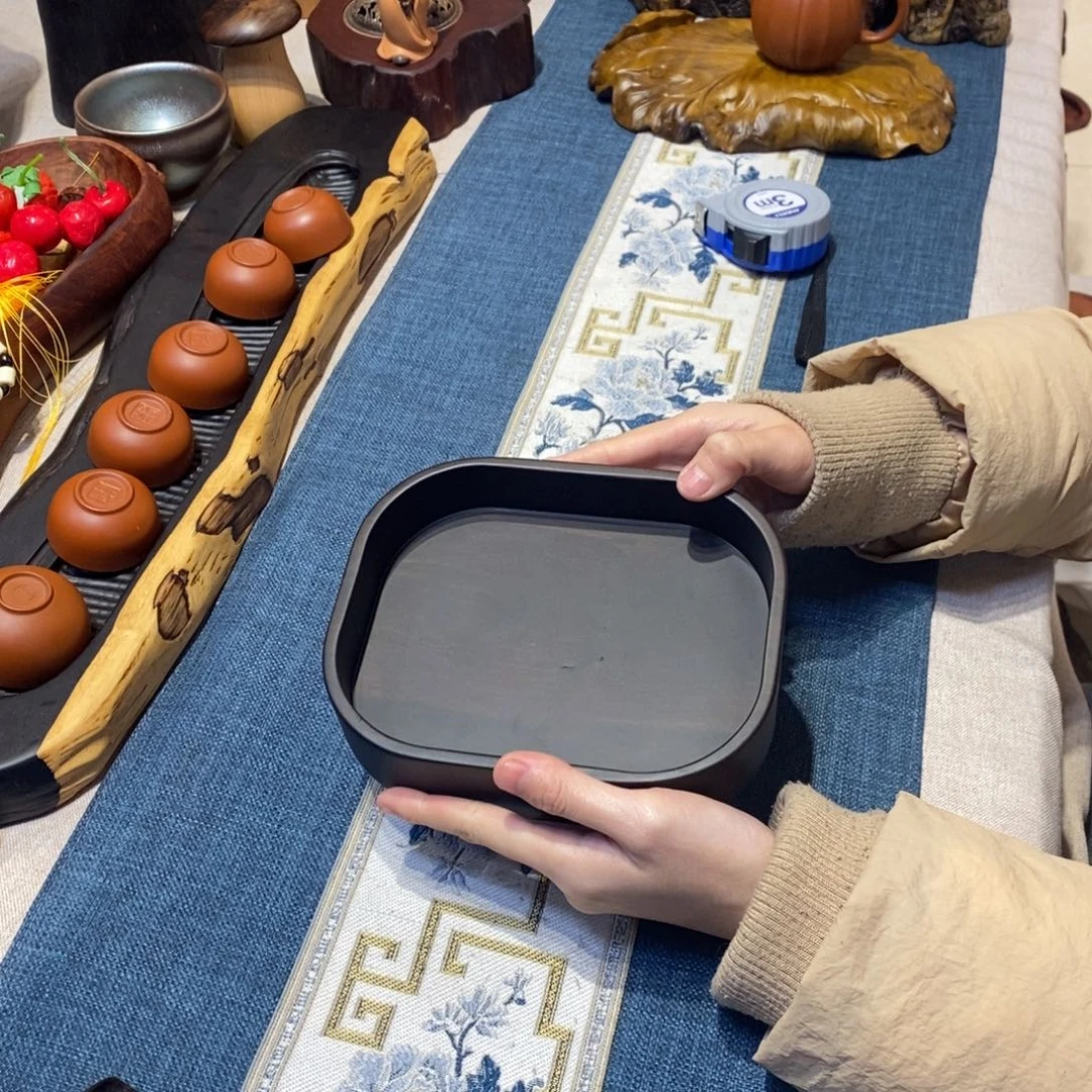 紫光檀果盒17-13-3.8