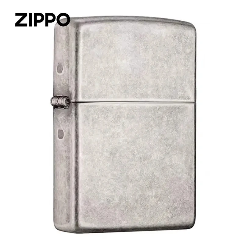 ZIPPO正品打火机专属仿古银常规光板