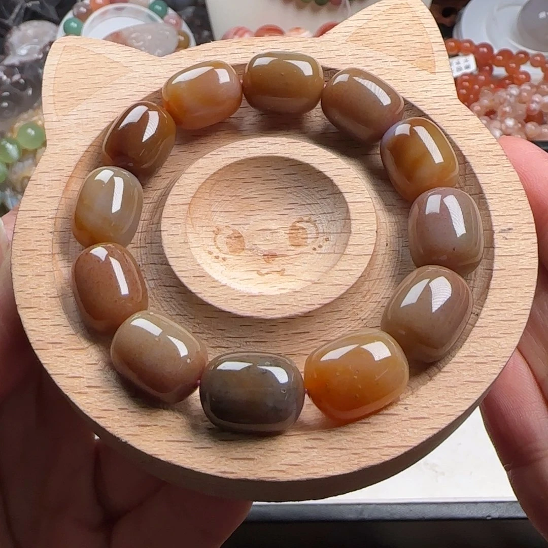 未镶嵌玛瑙/玉髓珠宝半成品