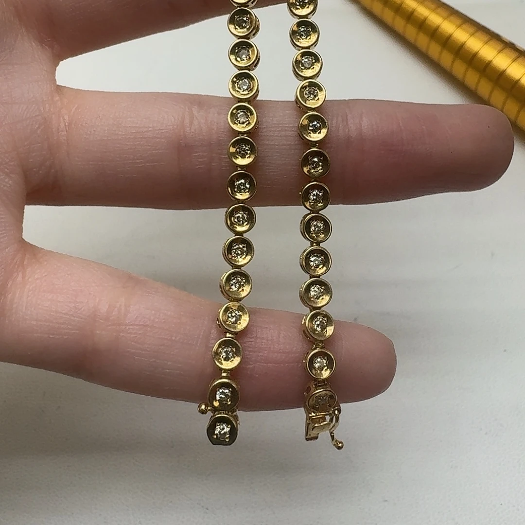 未镶嵌钻石手链成品