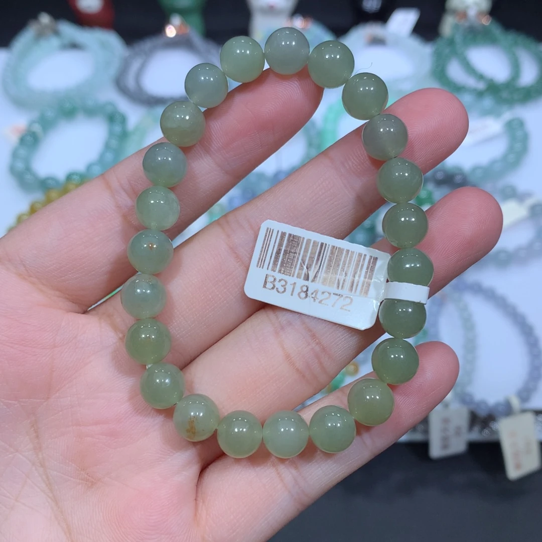 未镶嵌手串翡翠天然