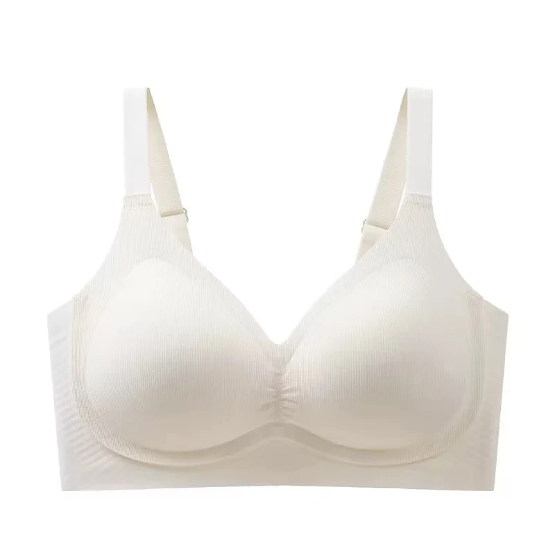 无痕美背内衣女小胸聚拢舒适无钢圈软支撑内衣收副乳防下垂文胸罩