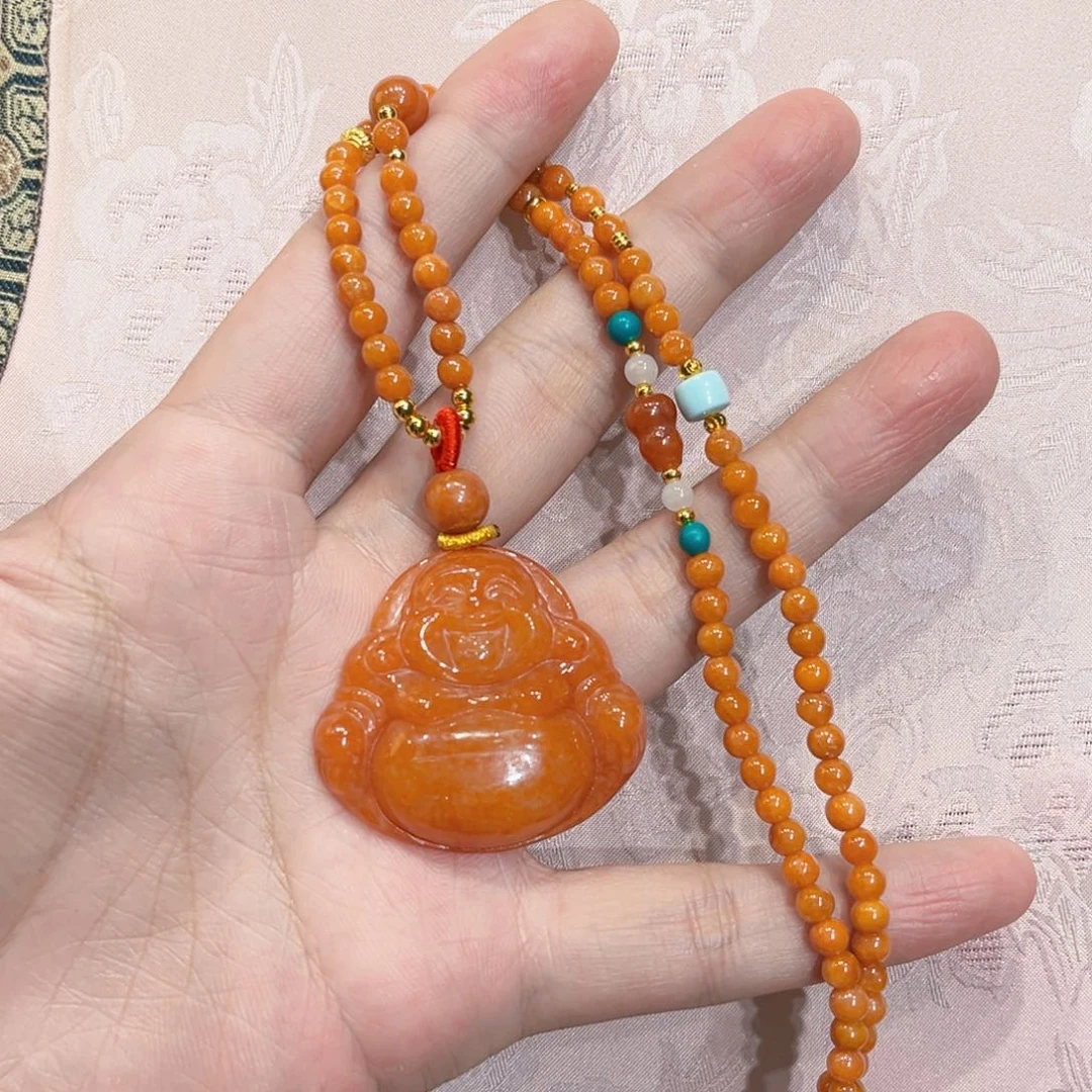 翡翠合金吊坠(赠链)