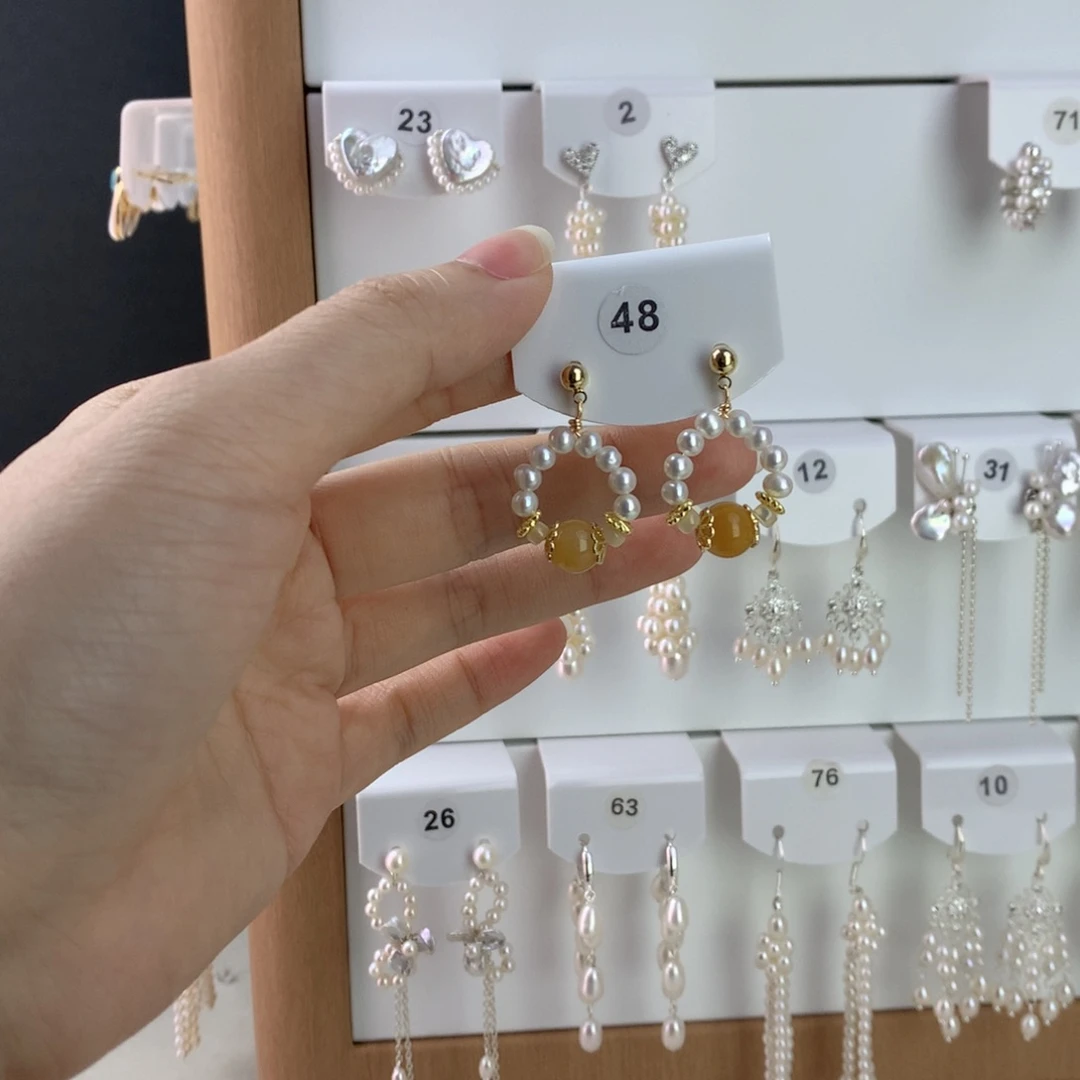 未镶嵌耳饰淡水珍珠