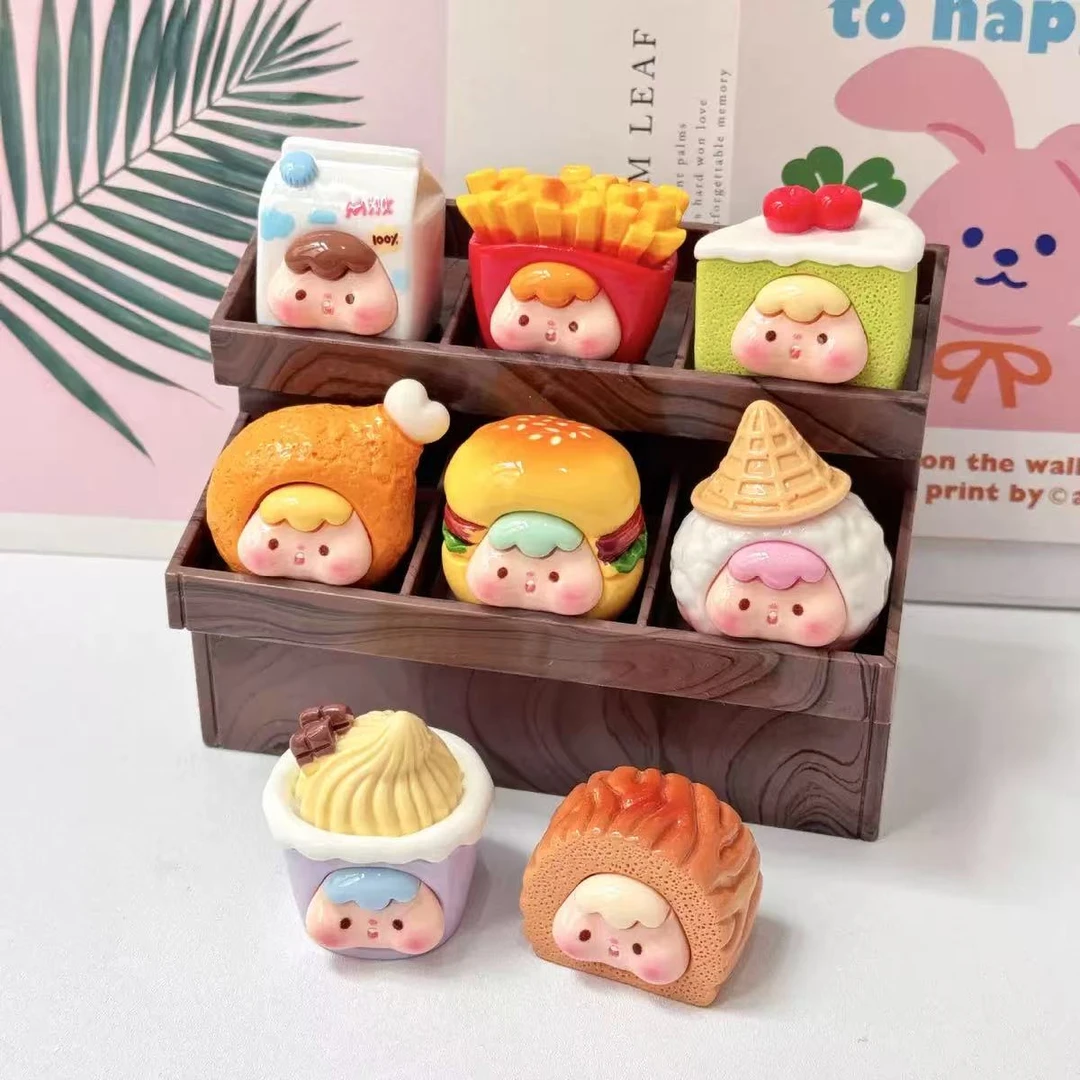 食玩便利店崽崽 盲袋萌粒diy饰品挂件钥匙扣树脂潮玩盲盒