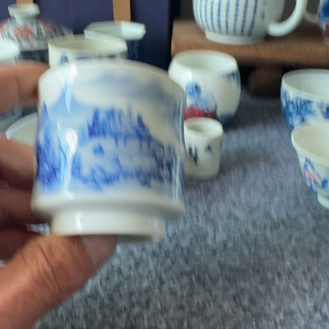 现代景德镇陶瓷手绘茶具